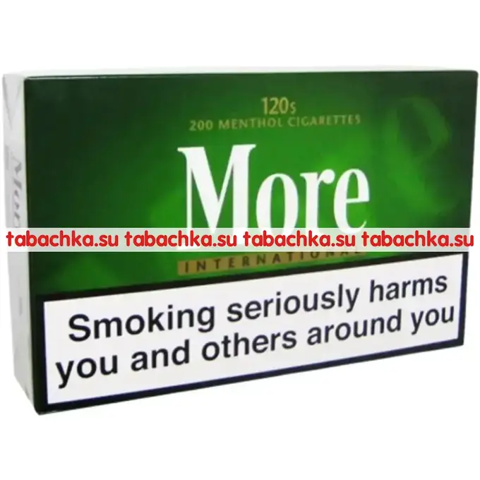Сигареты More Green Menthol 120’s Switzerland